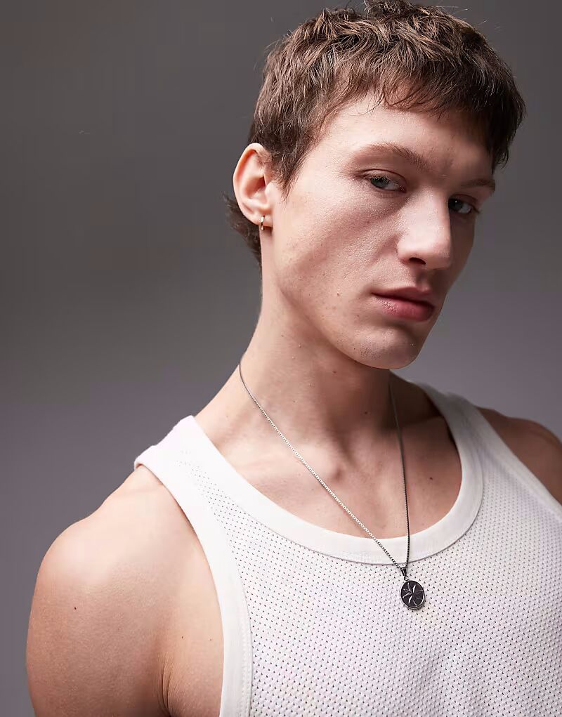 

Текстурированная майка Topman цвета экрю
