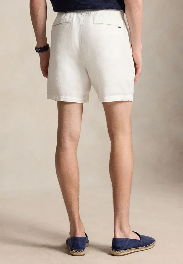 Шорты из льна 6-inch lateef classic fit Polo Ralph Lauren Ceramic White, белый — фото 3