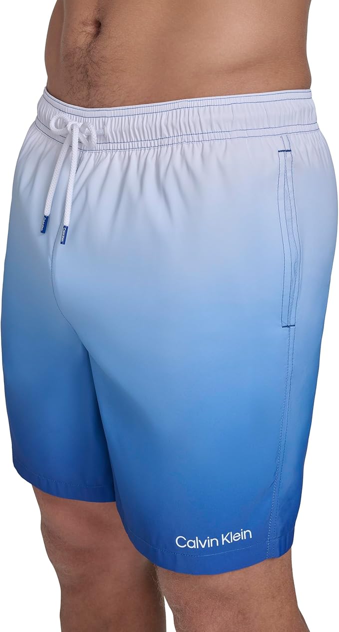 Плавательные шорты Calvin Klein Volley Quick Dry Lightweight Ombre, синий — фото 3