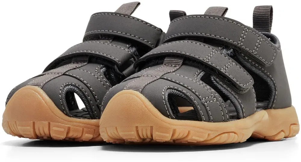 Сандалии детские с застежкой-липучкой Sandal Klettverschluss Infant Hummel, серый