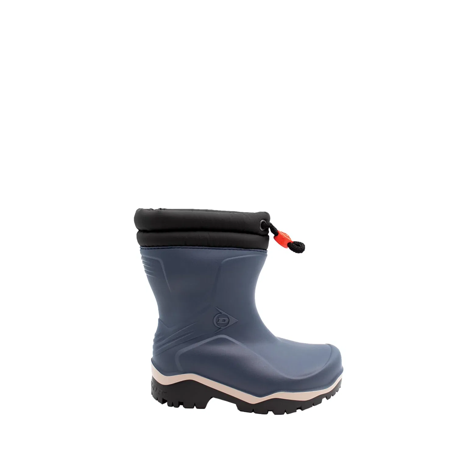 Детские сапоги для девочек утепленные с принтом Kids Blizzard DUNLOP, Blue — фото 4