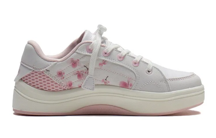 Детские кроссовки для скейтбординга с полупрозрачным TPU LIGHT FOAM Li-Ning YOUNG Yingchi, White Pink — фото 3
