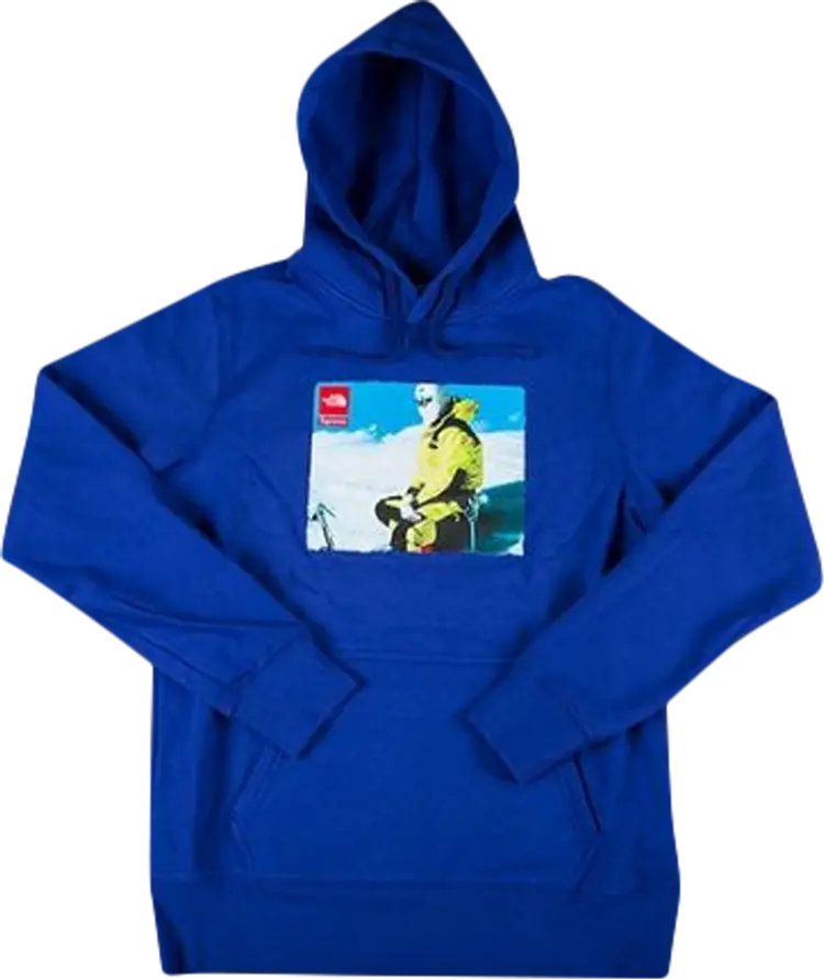 Толстовка Supreme x The North Face Photo Hooded Sweatshirt 'Royal Blue', синий — фото 2
