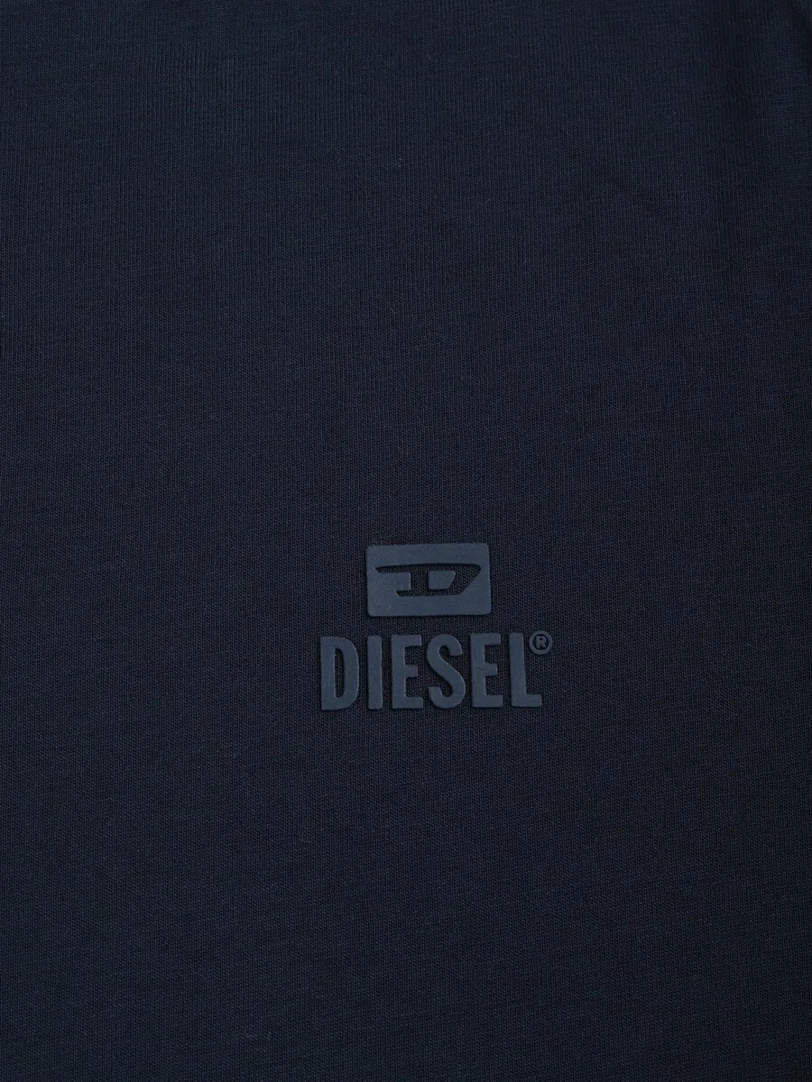 Футболка DIESEL 'T-DIEGO-LONG-AR-HD-NEW' темно-синего цвета — фото 2