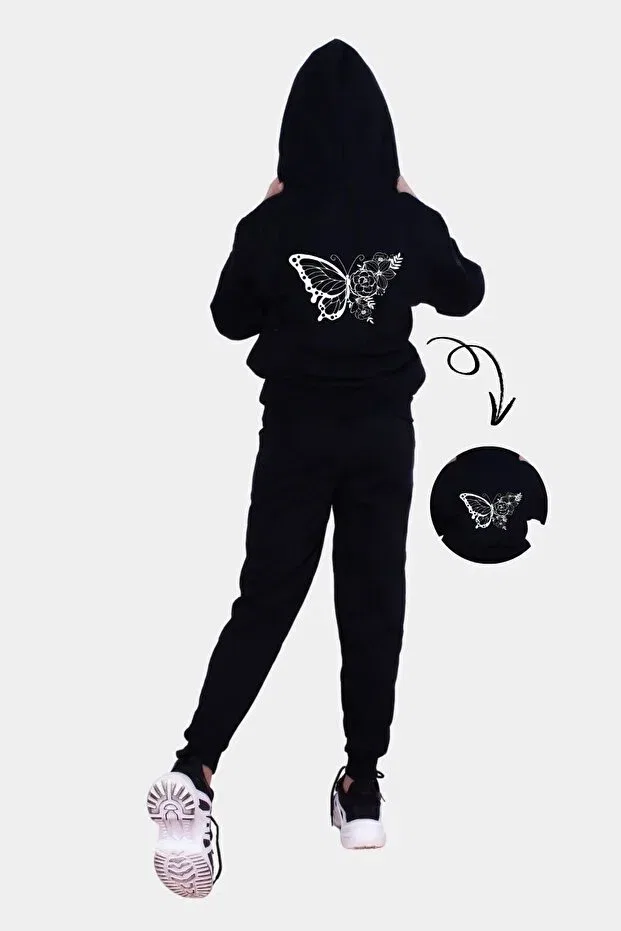 Детский спортивный костюм с принтом Ya Ko Kids, Black