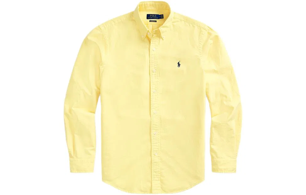 Мужская рубашка классическая с длинным рукавом Polo Ralph Lauren, Yellow