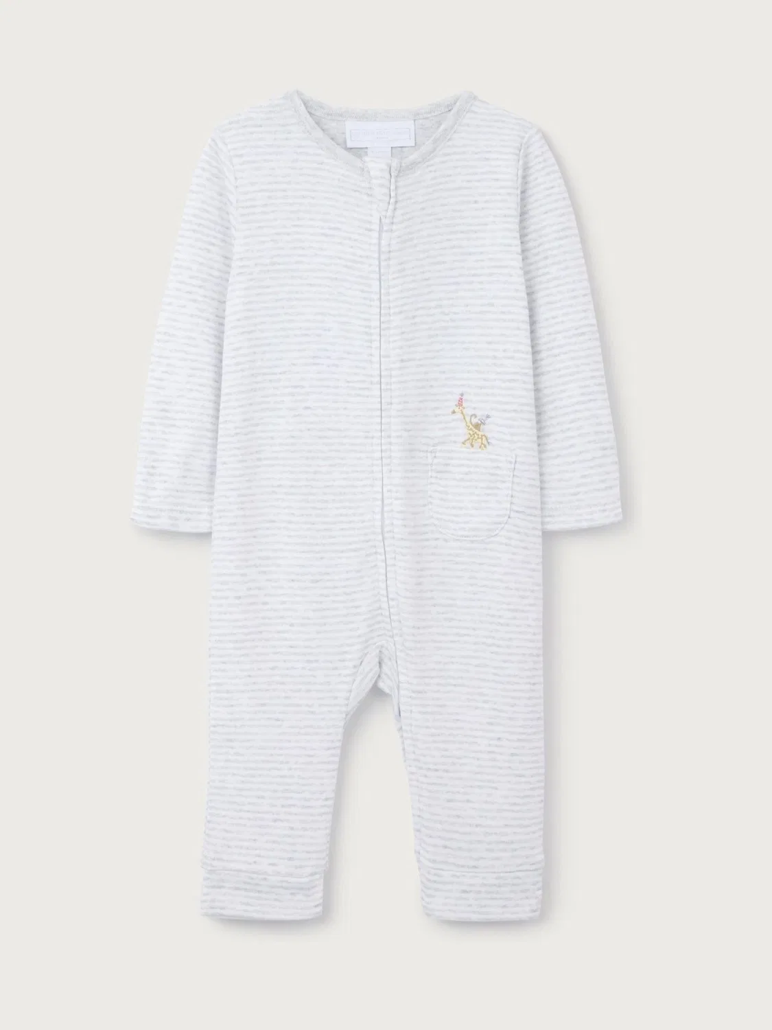 Комбинезон для сна с вышивкой Party Animal The White Company, белый — фото 4