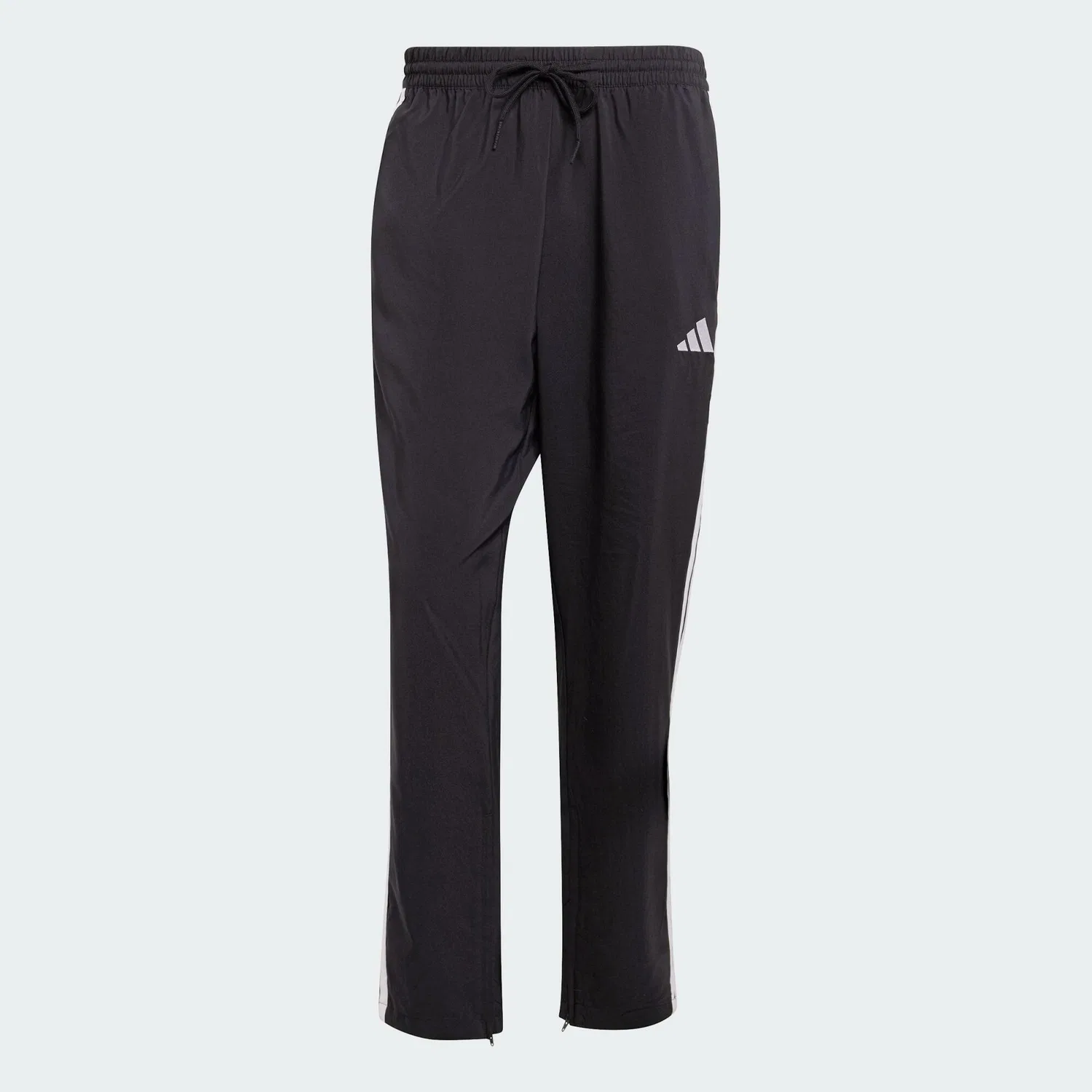 Мужские спортивные штаны с 3 полосками Essentials 3-Streifen Stanford Open Hem Hose Adidas, Schwarz — фото 2
