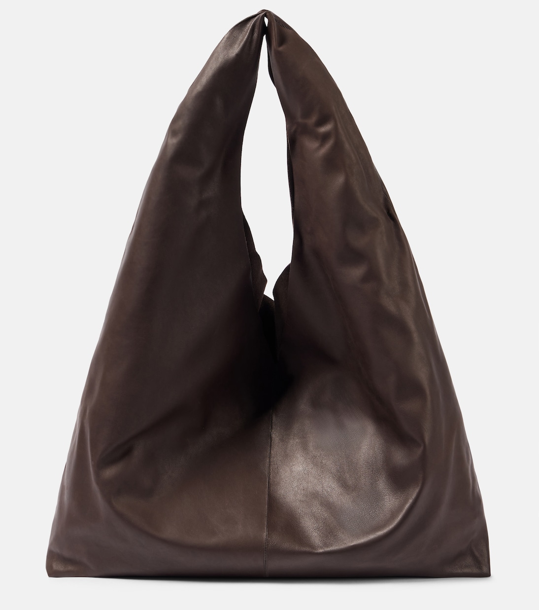 

Новая кожаная наплечная сумка Bindle The Row, DARK BROWN ANS