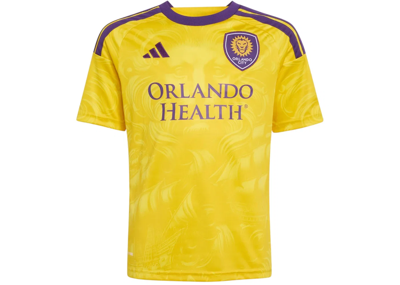 Детская футбольная футболка с длинным рукавом Jersey Adidas, Eqt Yellow