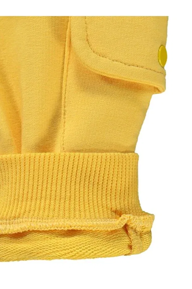 Детские брюки для девочек скинни хлопковые Cargo pocket pack jogger Civil Baby, Honey Yellow — фото 2