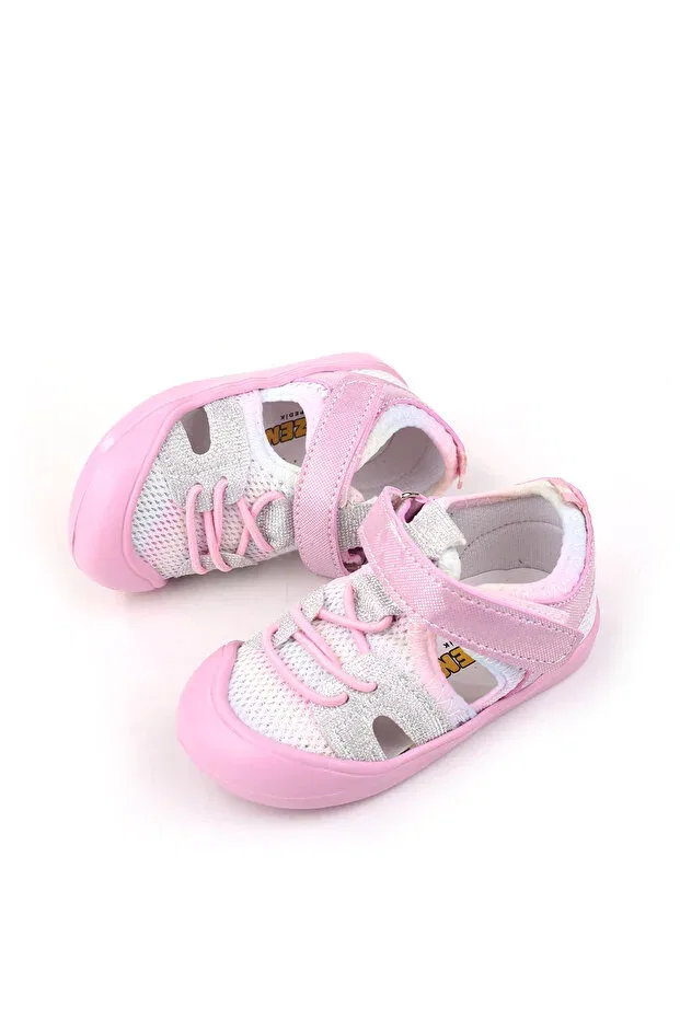 Детская ортопедическая обувь для девочек на первый шаг Walkenzo, Pink — фото 4