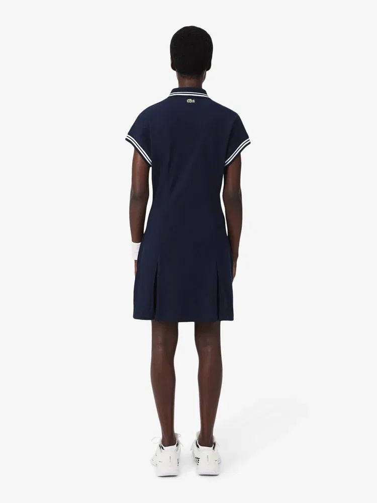 Платье теннисное LACOSTE Roland Garros Navy — фото 3