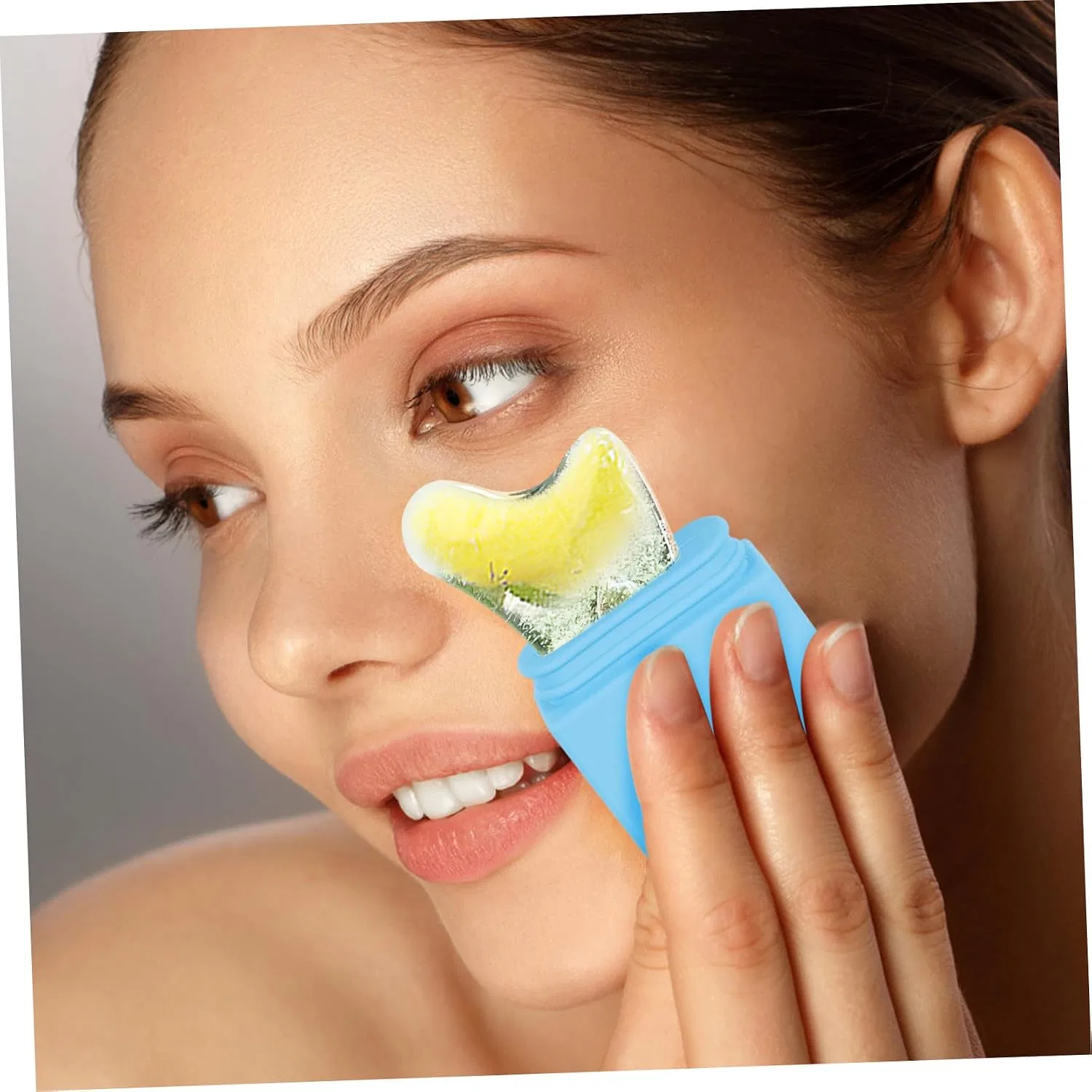 Силиконовый ролик для лица Ice Face Roller, Anneome, 10x5x2 см, Синий — фото 3