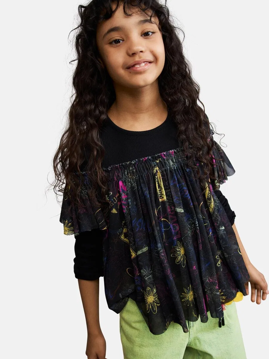 Топ Desigual черного цвета — фото 2