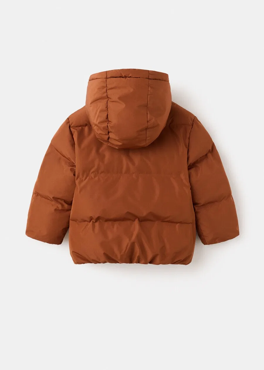 Детская куртка MANGO KIDS межсезонья 'OCEANIA' коричневого цвета — фото 2