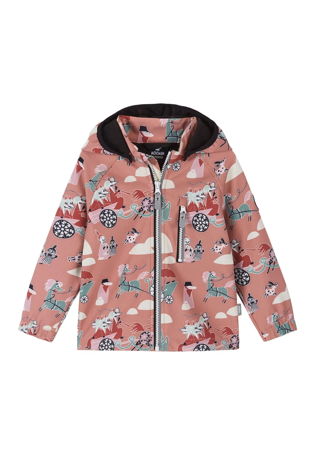 Детская ветрозащитная куртка Moomin Vantti Reima, Rosa