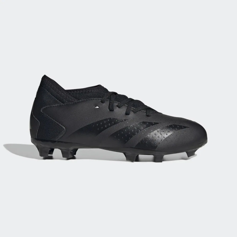 Детские бутсы футбольные с синтетическим верхом Adidas Predator Accuracy.3, Black White Core Black Core Black Cloud White — фото 2