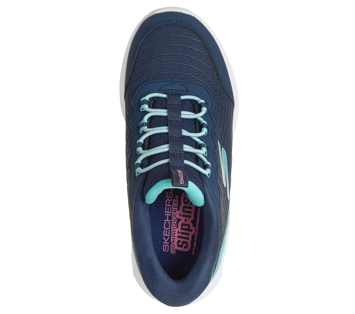 Детские слипоны Microspec Max Velocity - Jump Pop Skechers, тёмно-синий/мультиколор — фото 2