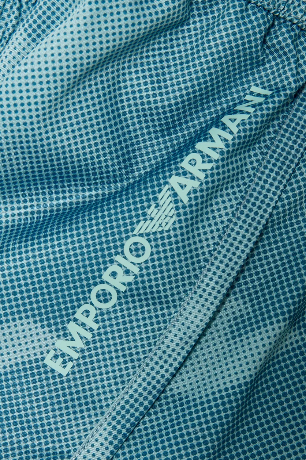 Шорты для плавания из нейлона с логотипом орла Emporio Armani — фото 3