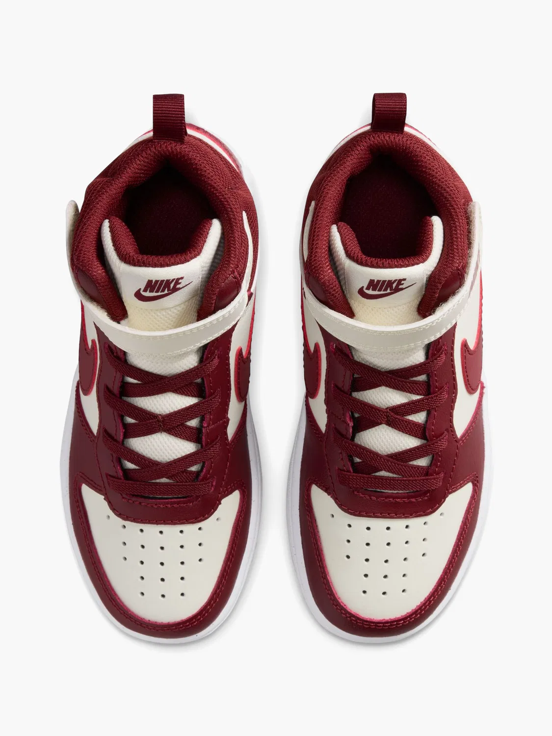Детские высокие кроссовки Nike COURT BOROUGH MID 2 PSV, красный — фото 2