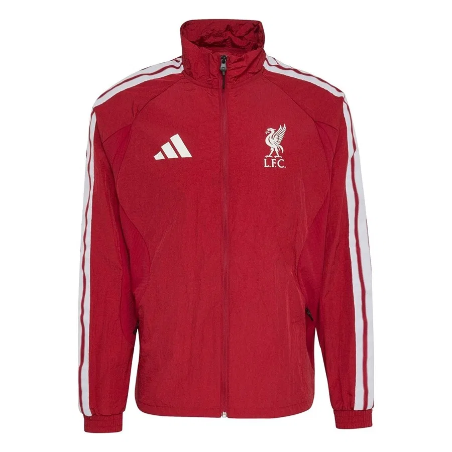 Мужская куртка с высоким воротником Lfc H Anth adidas, Бордовый