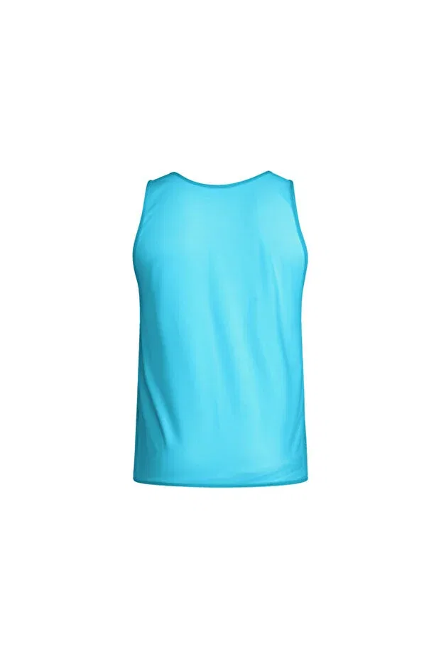 Мужская спортивная жилетка для футбола с капюшоном Adidas, Blue — фото 2