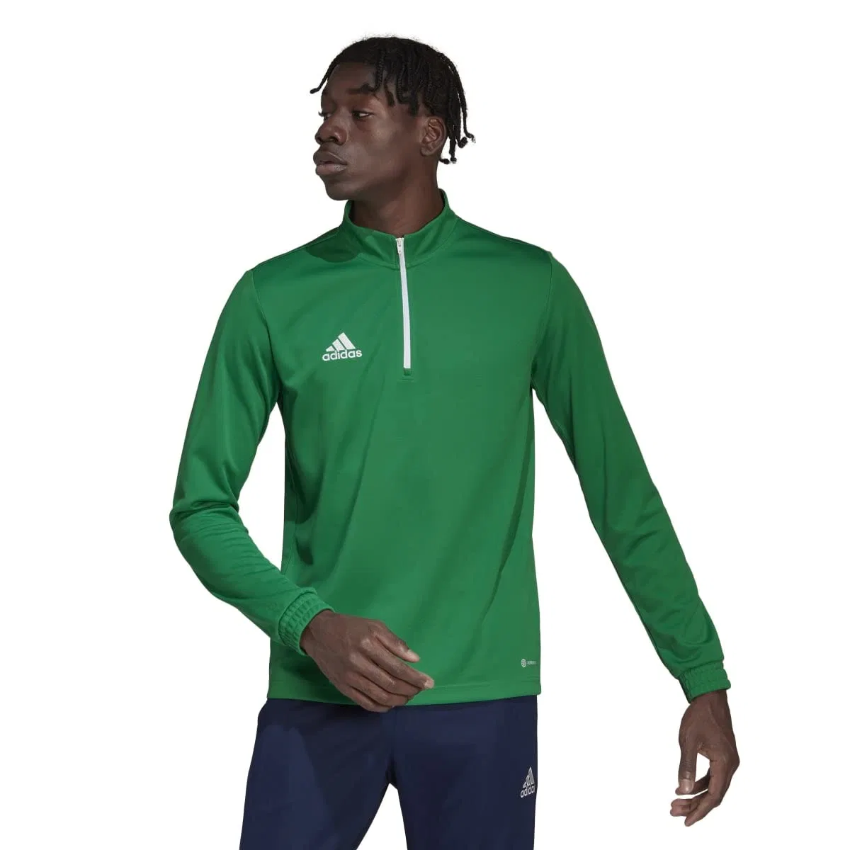 Мужская тренировочная куртка Entrada 22 adidas, Team Green / White — фото 2