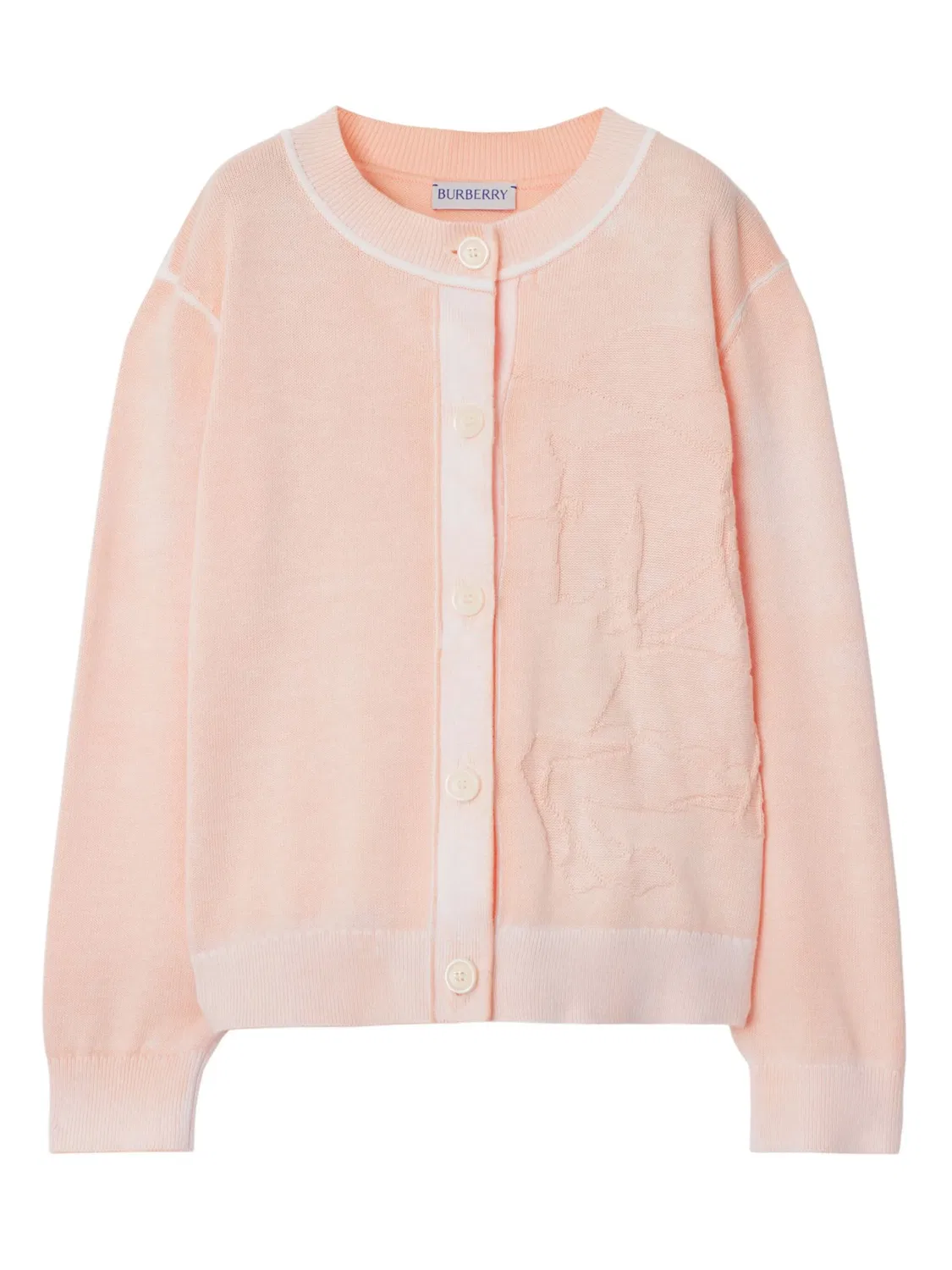 Кардиган Cordelia EKD из хлопка Burberry, розовый