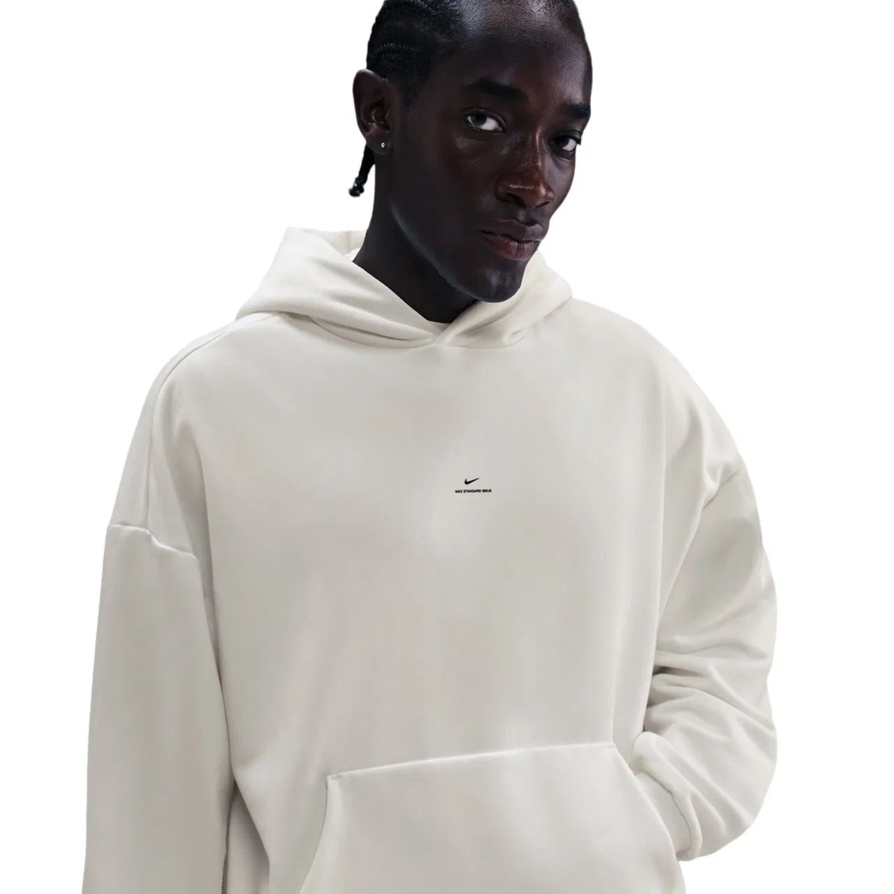 Мужское худи Standard Issue Nike, цвет Sail/Black