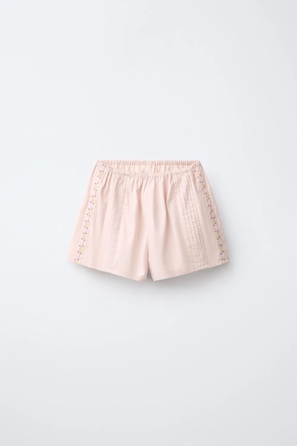 Пижама с вышитыми лямками, 6-14 лет ZARA, Pale Pink — фото 4