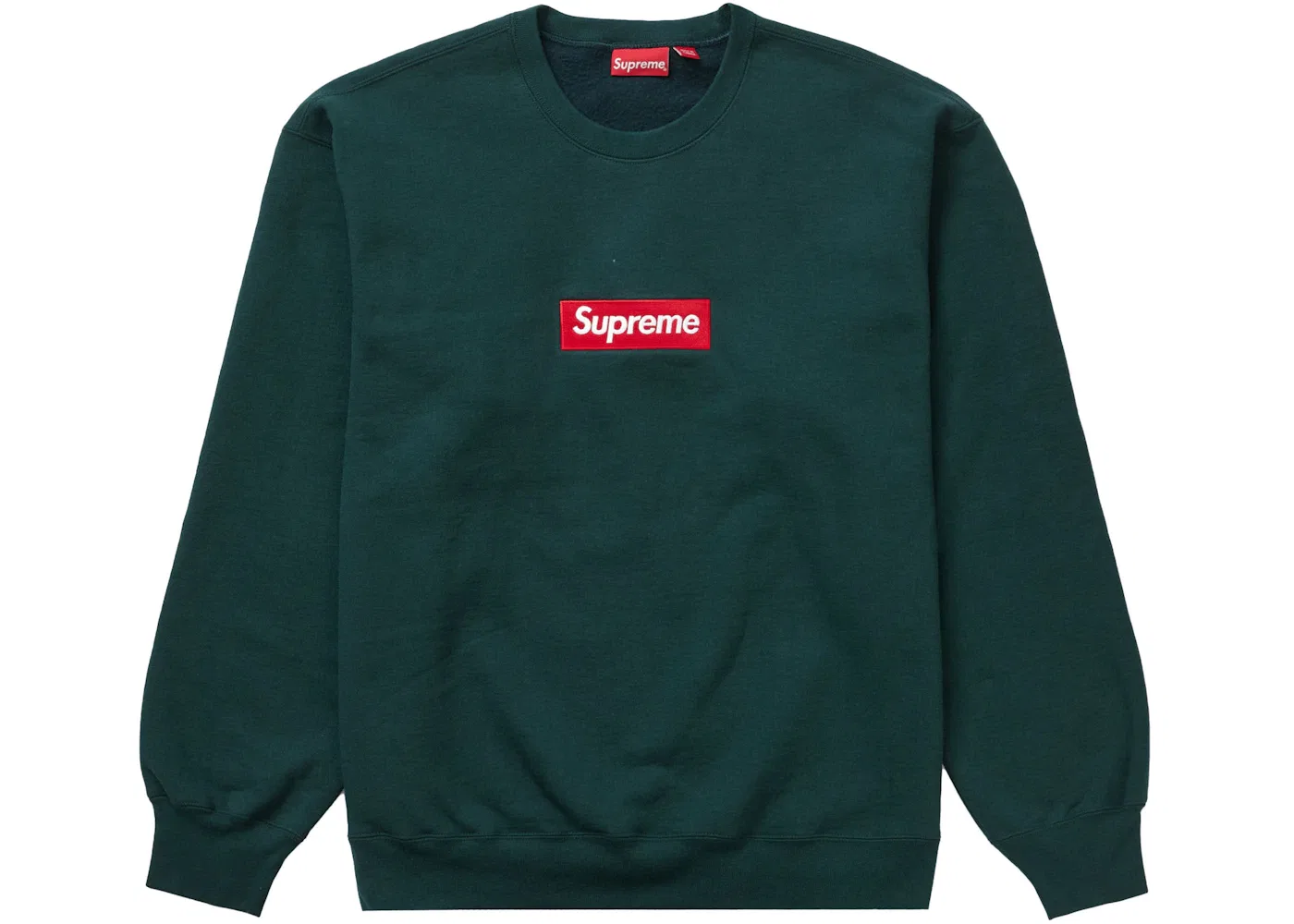 Мужской свитшот с длинным рукавом Crewneck (FW22) Supreme, Dark Pine