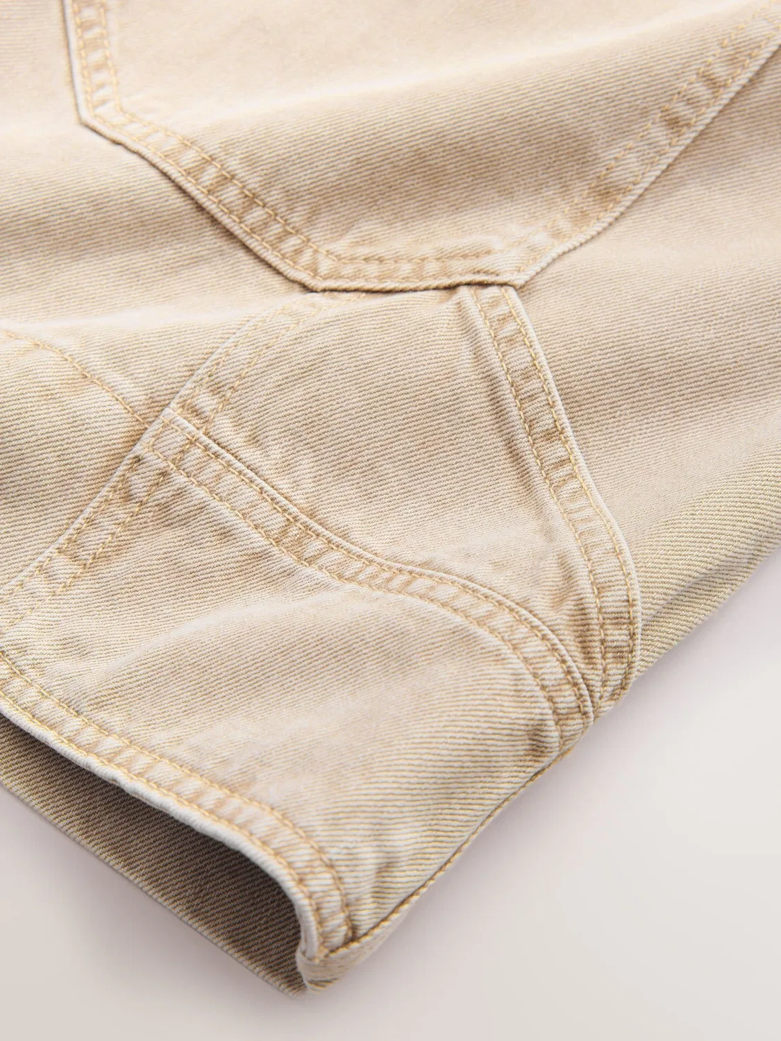 Юбка джинсовая мини карго Beige Next — фото 3