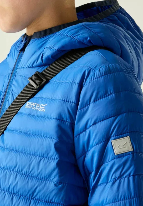 Куртка с капюшоном, водонепроницаемая Hillpack Hooded Quilted Jacket Puffer Jackets, Regatta, Olympian Blu, синий — фото 3
