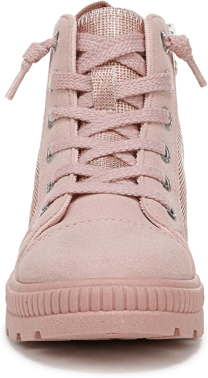 Детские кроссовки для девочек с боковой молнией Hi Forever Blowfish Malibu, Pink — фото 2