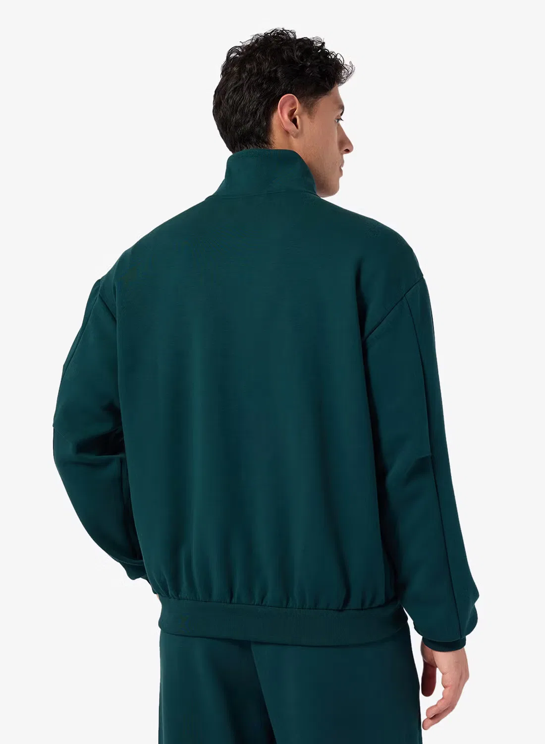 Куртка трековая с принтом Saudia travel pack soft lux track top Adidas, аврора айви — фото 2