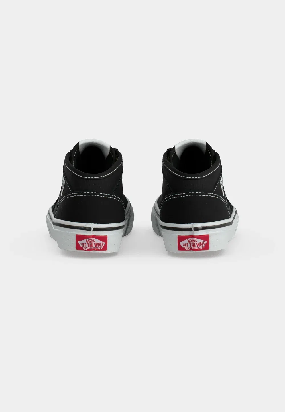 Полукэб декон унисекс - высокие кроссовки Vans, Black/True White — фото 4