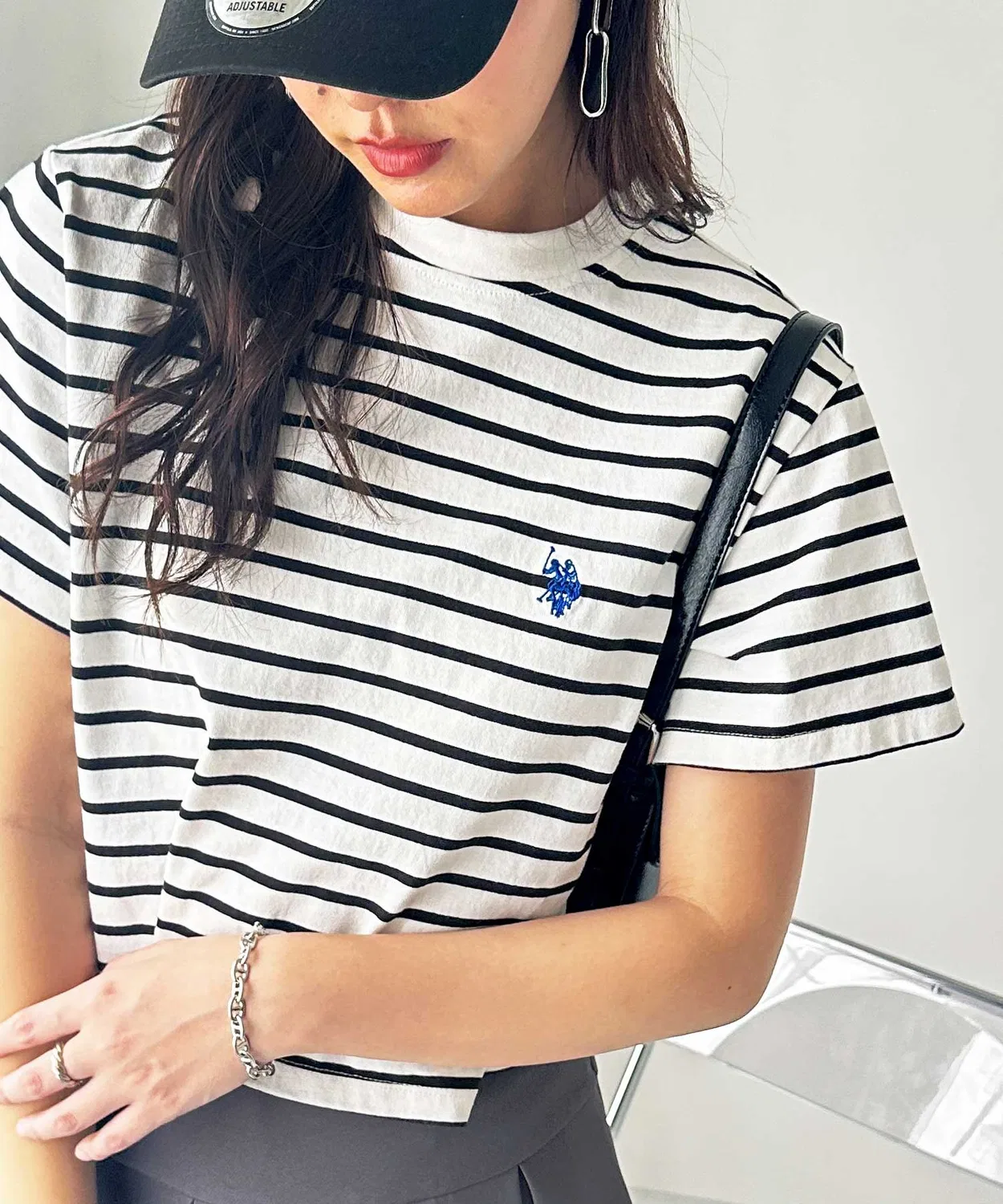 Женская футболка с коротким рукавом, модель U.S. POLO ASSN., White