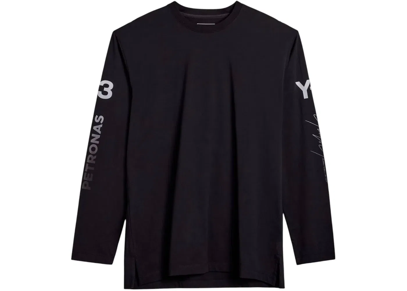 Мужская футболка с длинным рукавом Adidas x Y-3 Mercedes Amg Petronas Formula 1 Team Chaos Logo Longsleeve, Black