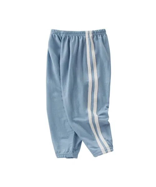 Детские брюки с боковыми лампасами, на резинке BACKYARD FAMILY, Light Blue