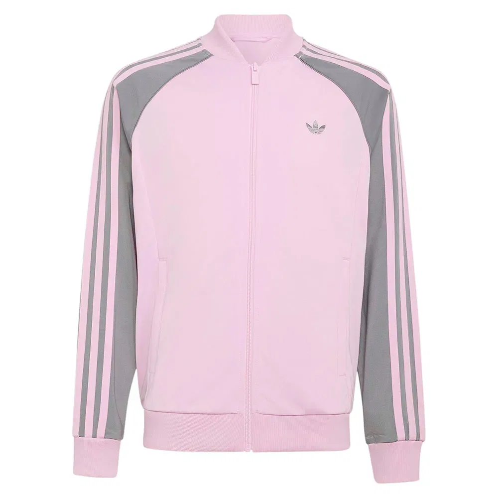 Свитшот на молнии Adidas Originals, розовый — фото 3