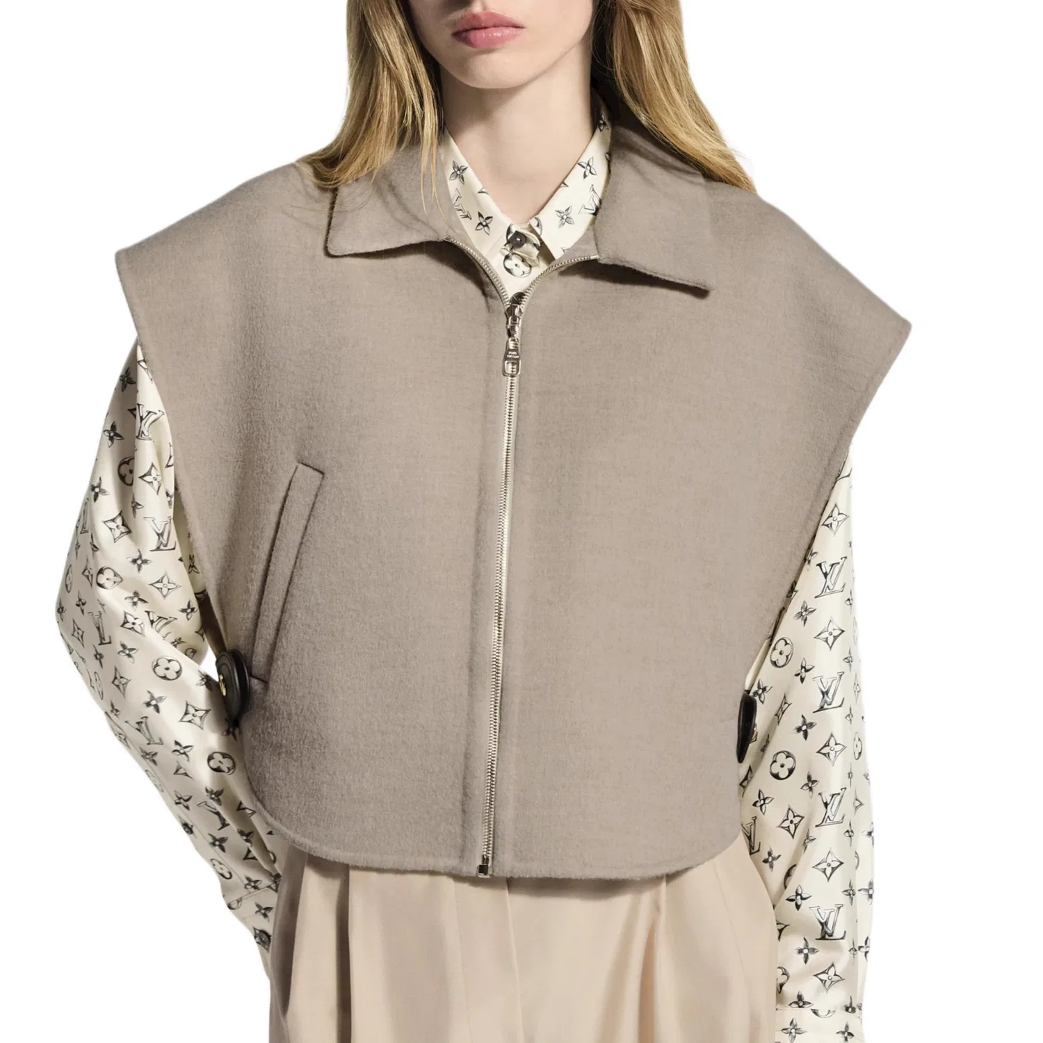 Женское пальто LOUIS VUITTON, Gray — фото 3