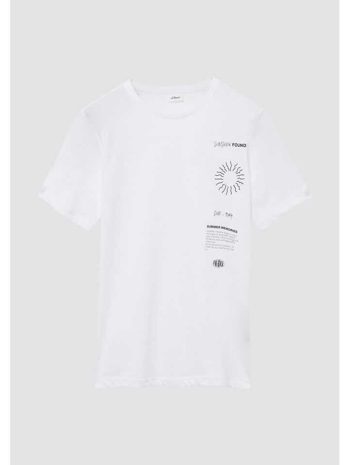 

Футболка s.Oliver, белый