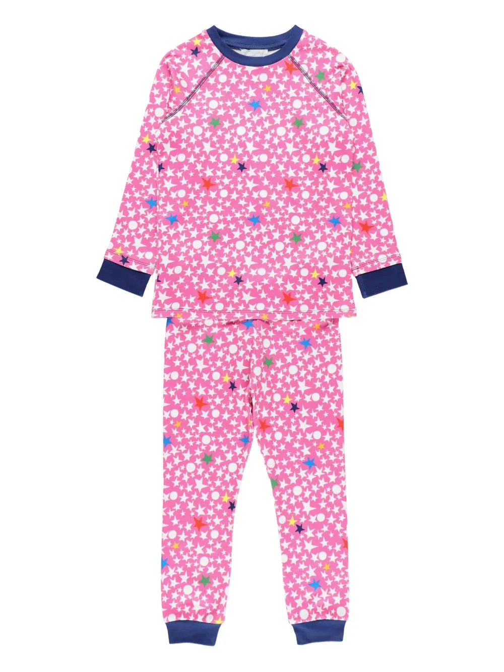 

Спортивный костюм из флиса с принтом в виде звезд Stella McCartney Kids, розовый
