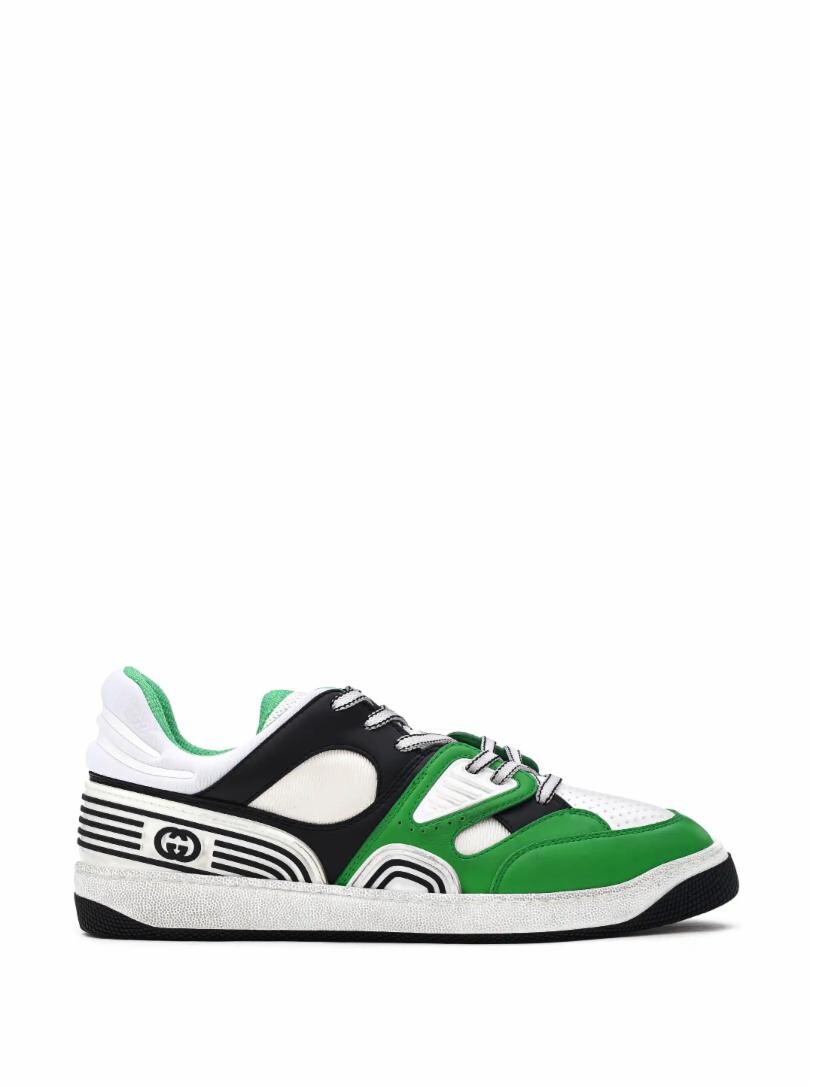 

Комбинированные кроссовки Gucci Basket Gucci, Черный, Комбинированные кроссовки Gucci Basket Gucci