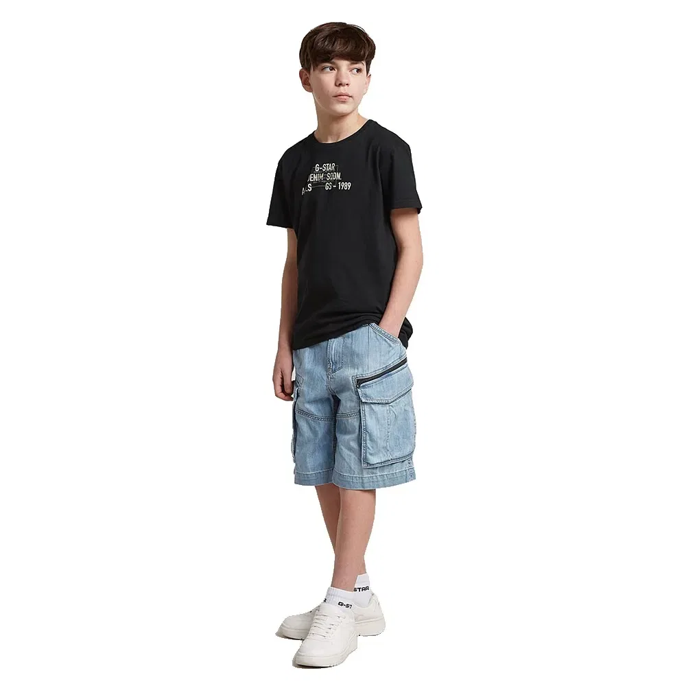 Шорты джинсовые Rovic Relaxed Fit G-Star, синий — фото 4