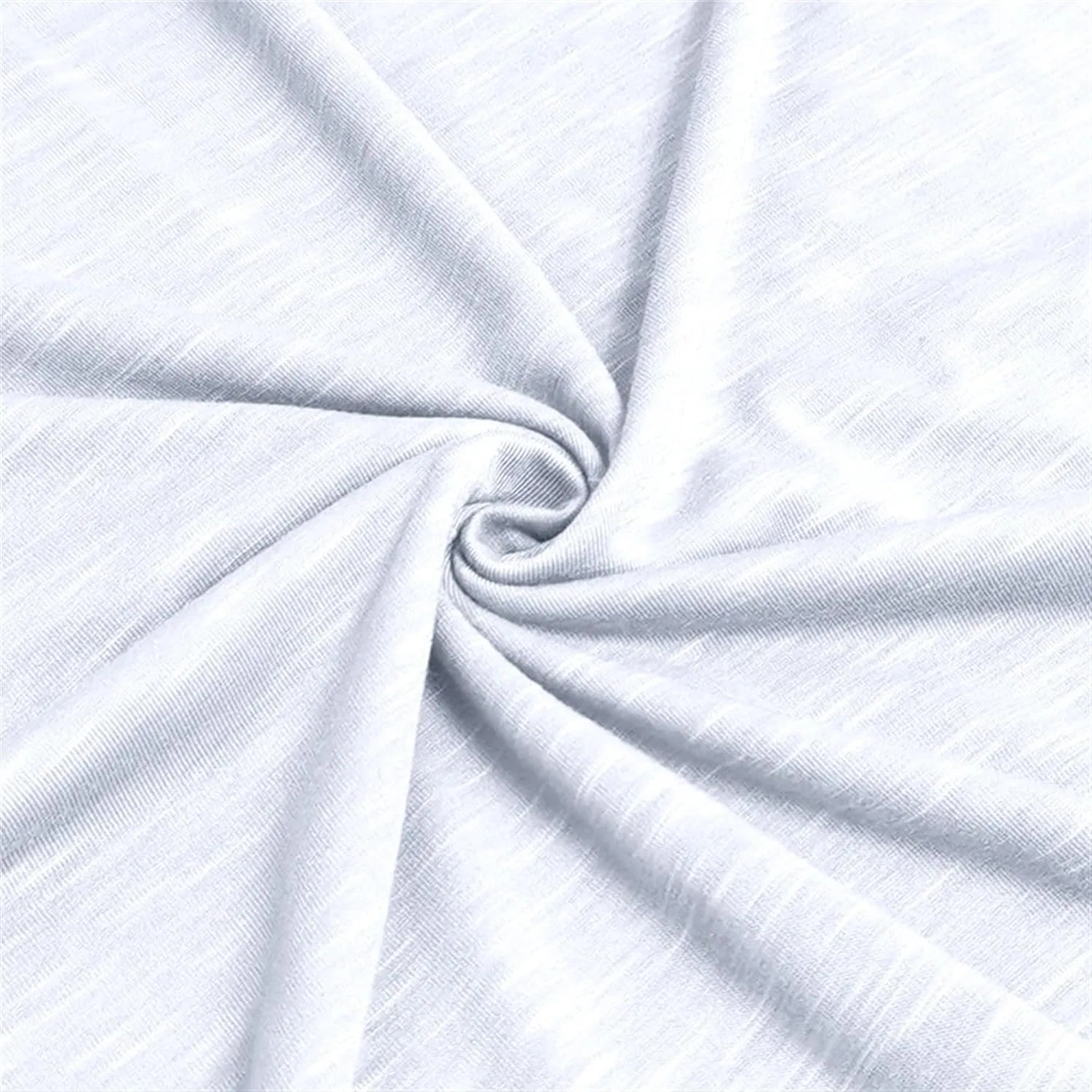 Мужская V-образная футболка с пуговицами на планке Stretchy, White — фото 4