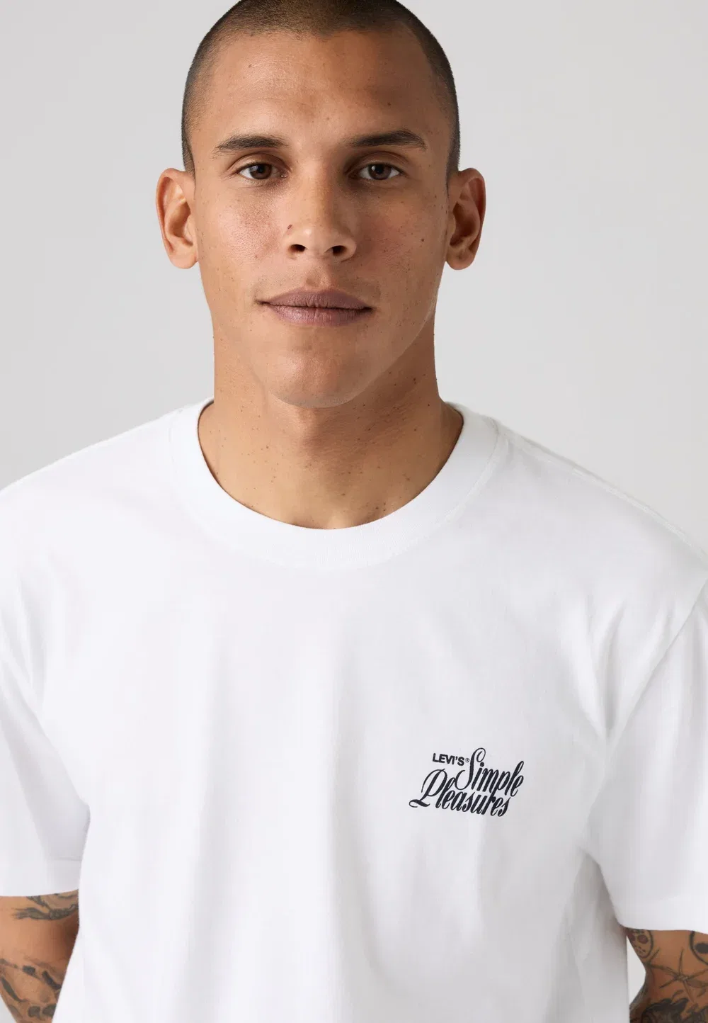 Футболка свободного кроя с принтом Levi'S, Simple Pleasures White Plus — фото 4