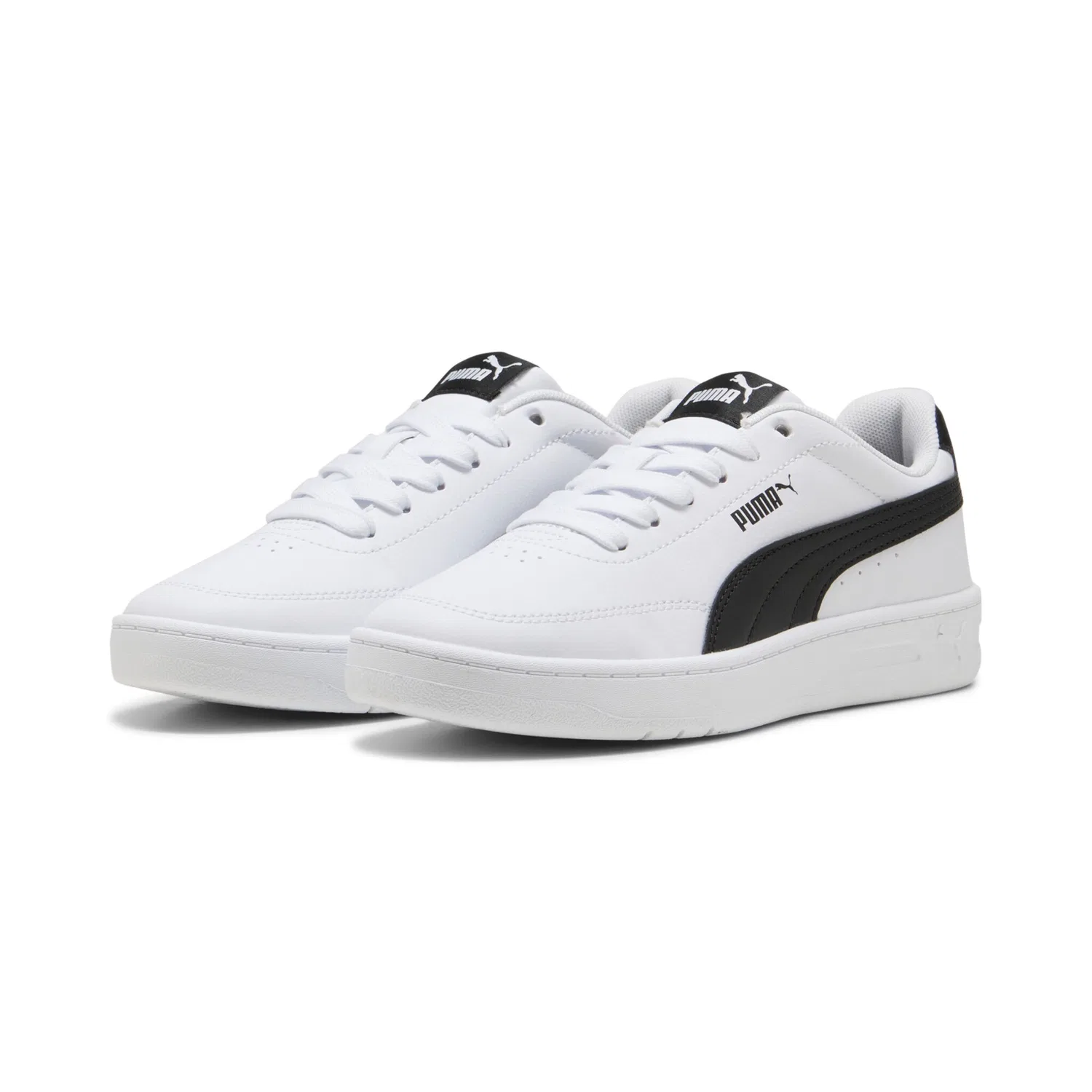 Детские кроссовки классические Court Classic Clean PUMA, White/Black