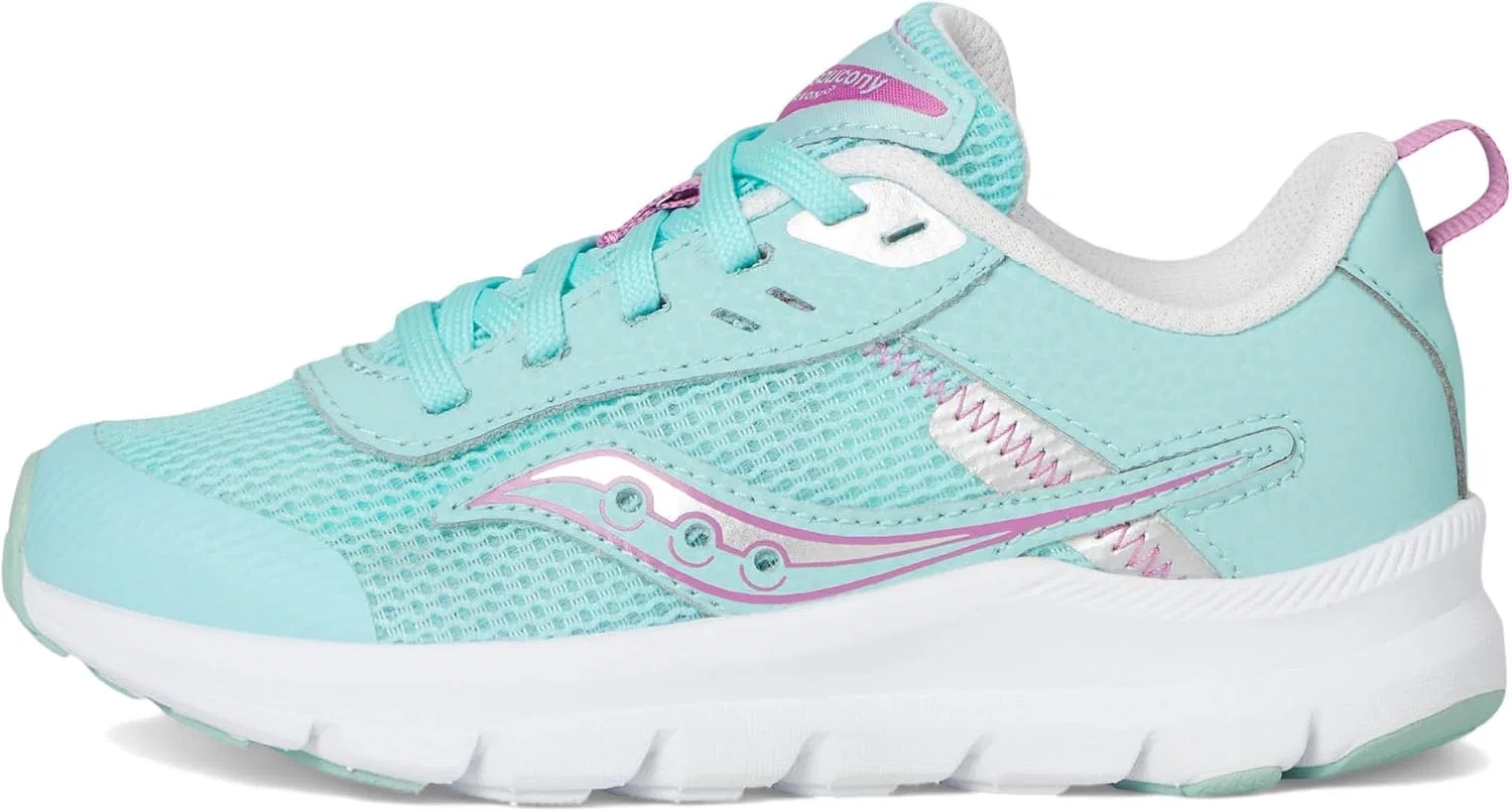 Детские беговые кроссовки для девочек Axon Kdz Saucony, Turq — фото 4